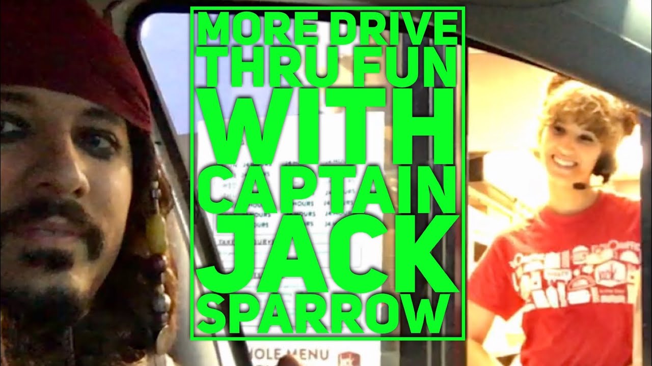 More Pirates of The Caribbean! Jack Sparrow Impression Drive Thru Pranks!