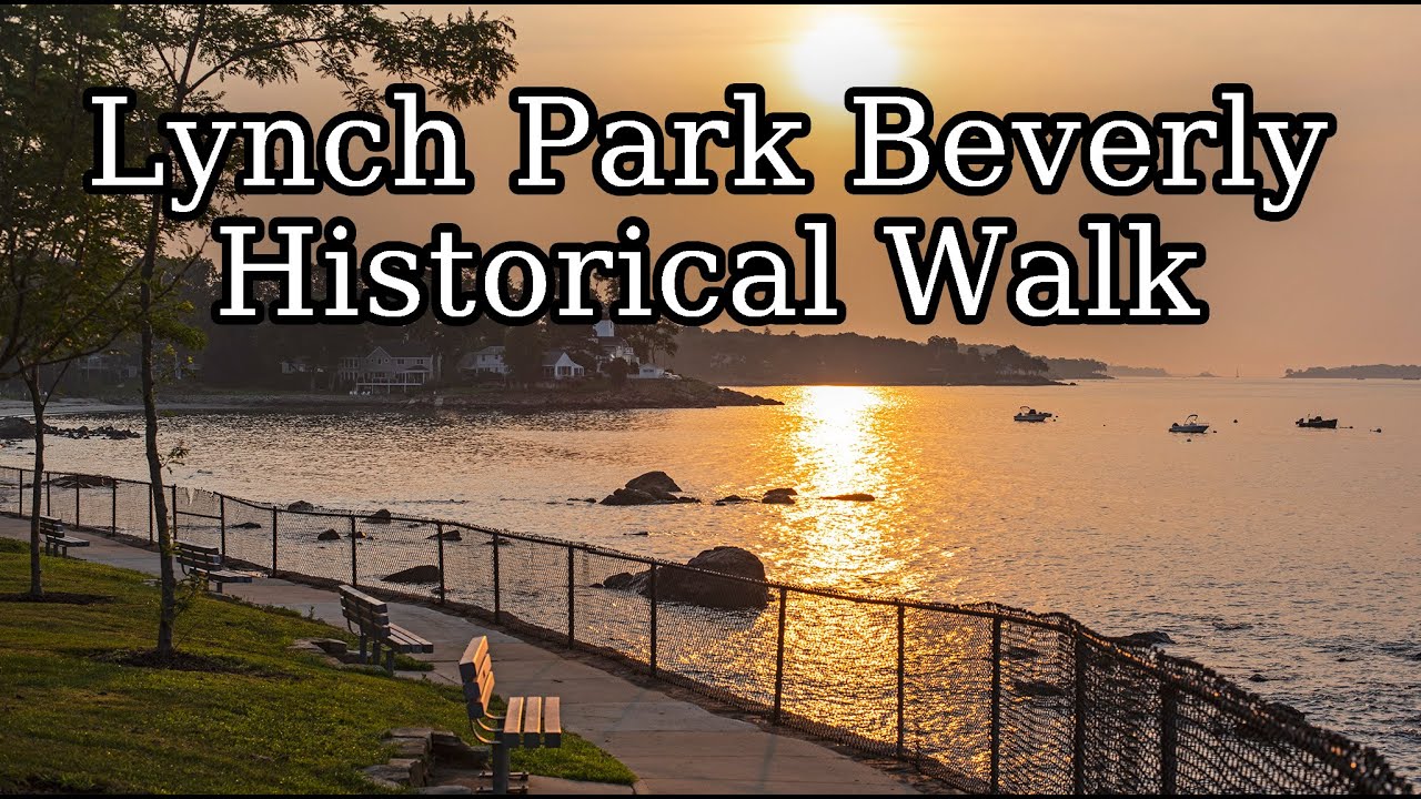 [4K] Lynch Park Beverly Massachusetts Historical Walk at Sunrise