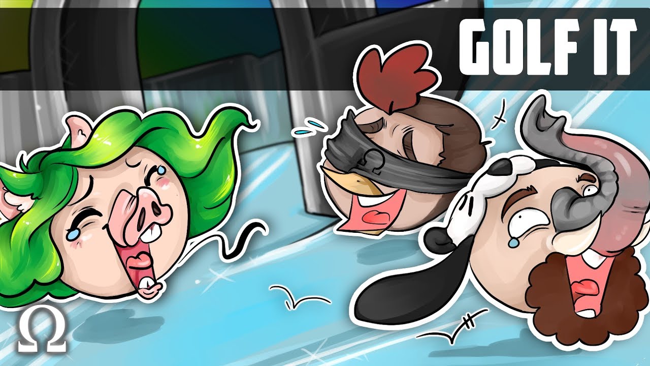 THE ICE KINGDOM PETTING ZOO! | Golf It Funny Moments #15 Ft. Jiggly, Ze, Momo, Satt