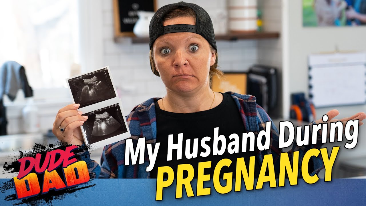 My husband during pregnancy!