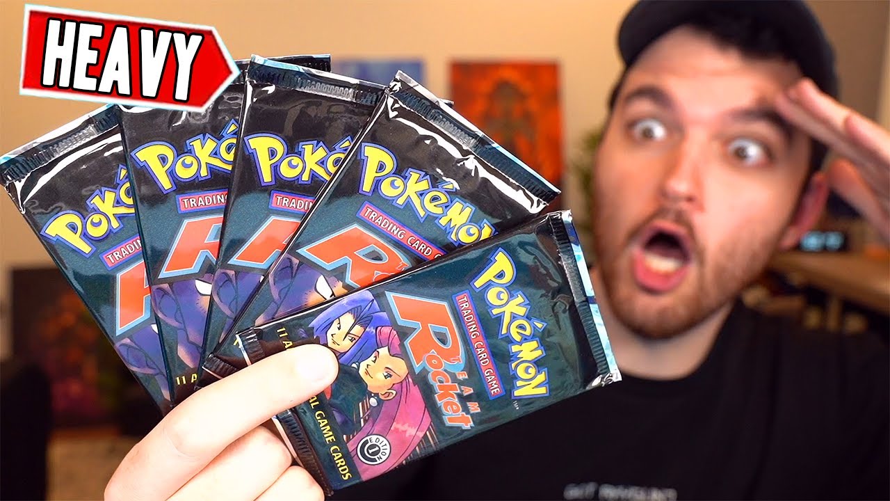 I OPENED FIVE *HEAVY* 1st EDITION TEAM ROCKET PACKS FOR 100,000 SUBSCRIBERS...