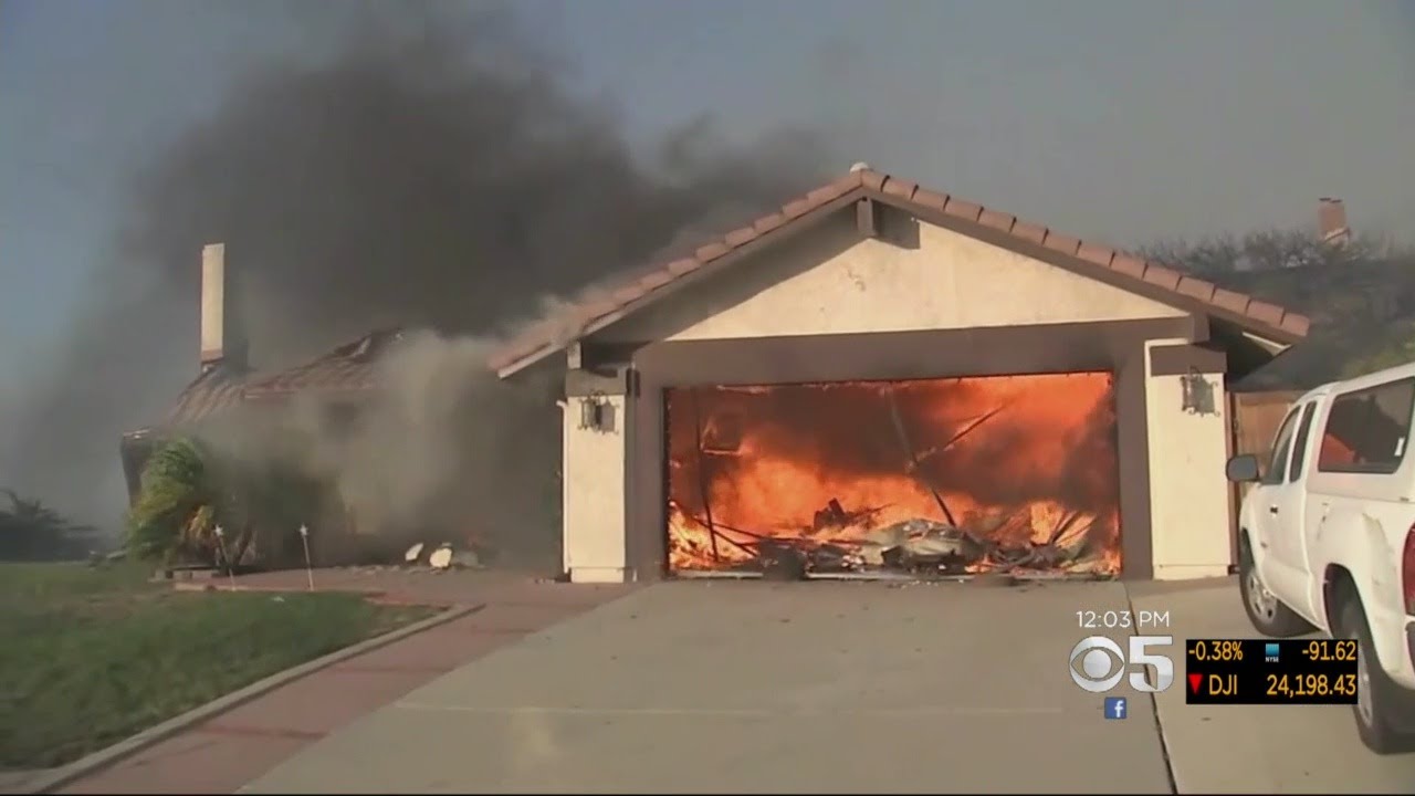 Multiple Ventura County Wildfires Burning Out Of Control