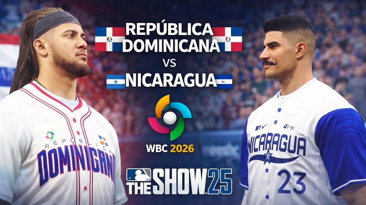 República Dominicana vs Nicaragua WBC 2026 MLB The Show (25) en vivo