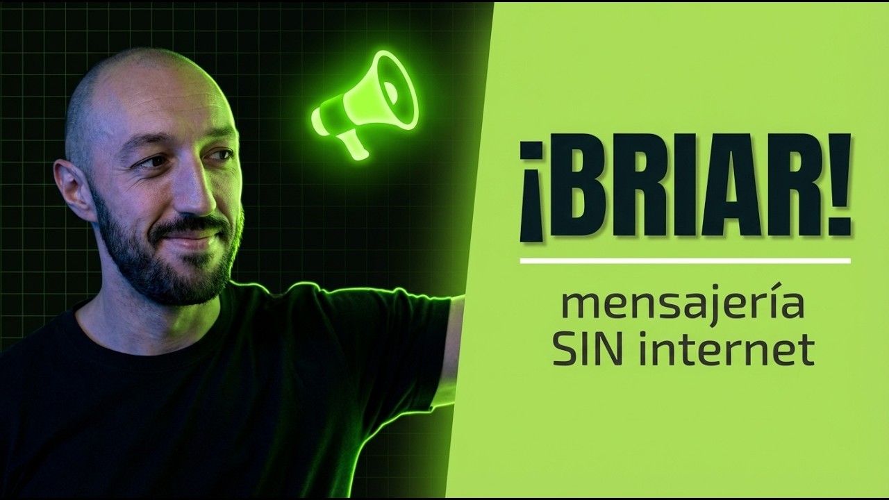 16.5 📡🔐 ¿Sin Internet? Así funciona BRIAR, la app de mensajería sin red 🚀