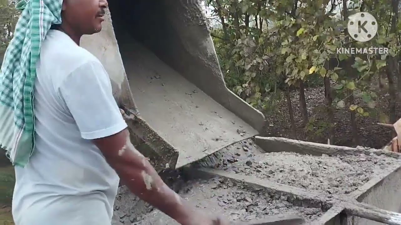 1 तल्ला 2000sq फीट ट्रोल्ली से ढलाई करते हुवे ###construction machine  wale#@dipuprajapati7257