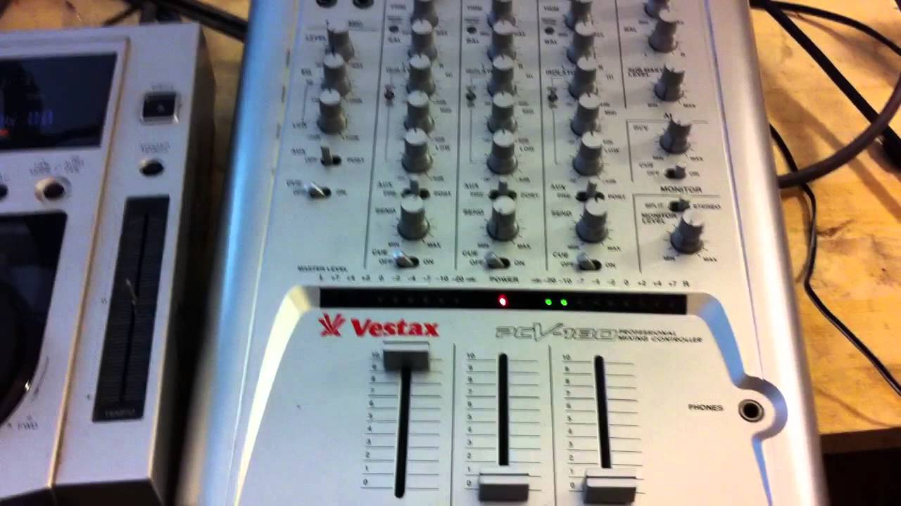 Test CDJ100S + Vestax PCV180