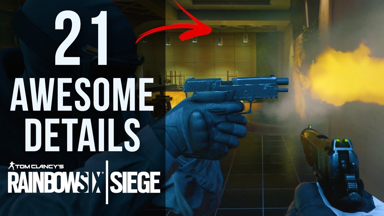 21 AWESOME Details in Rainbow Six Siege