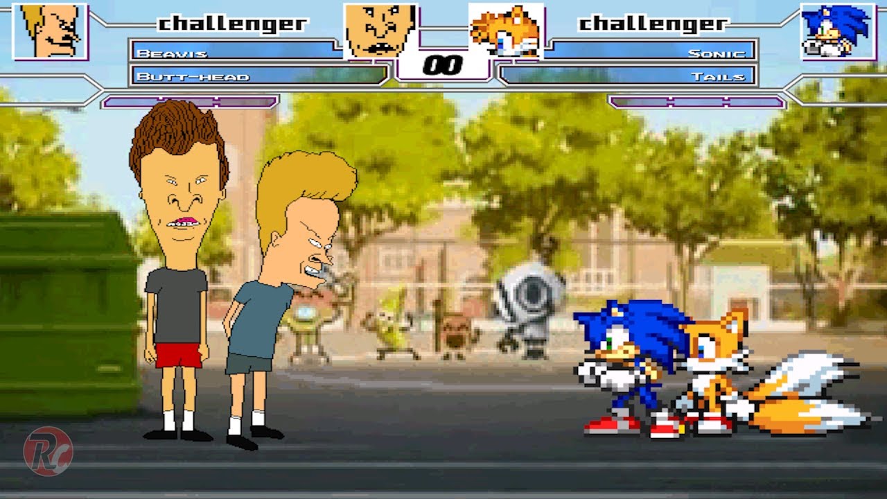 Beavis &  Butthead  VS  Sonic  &  Tails
