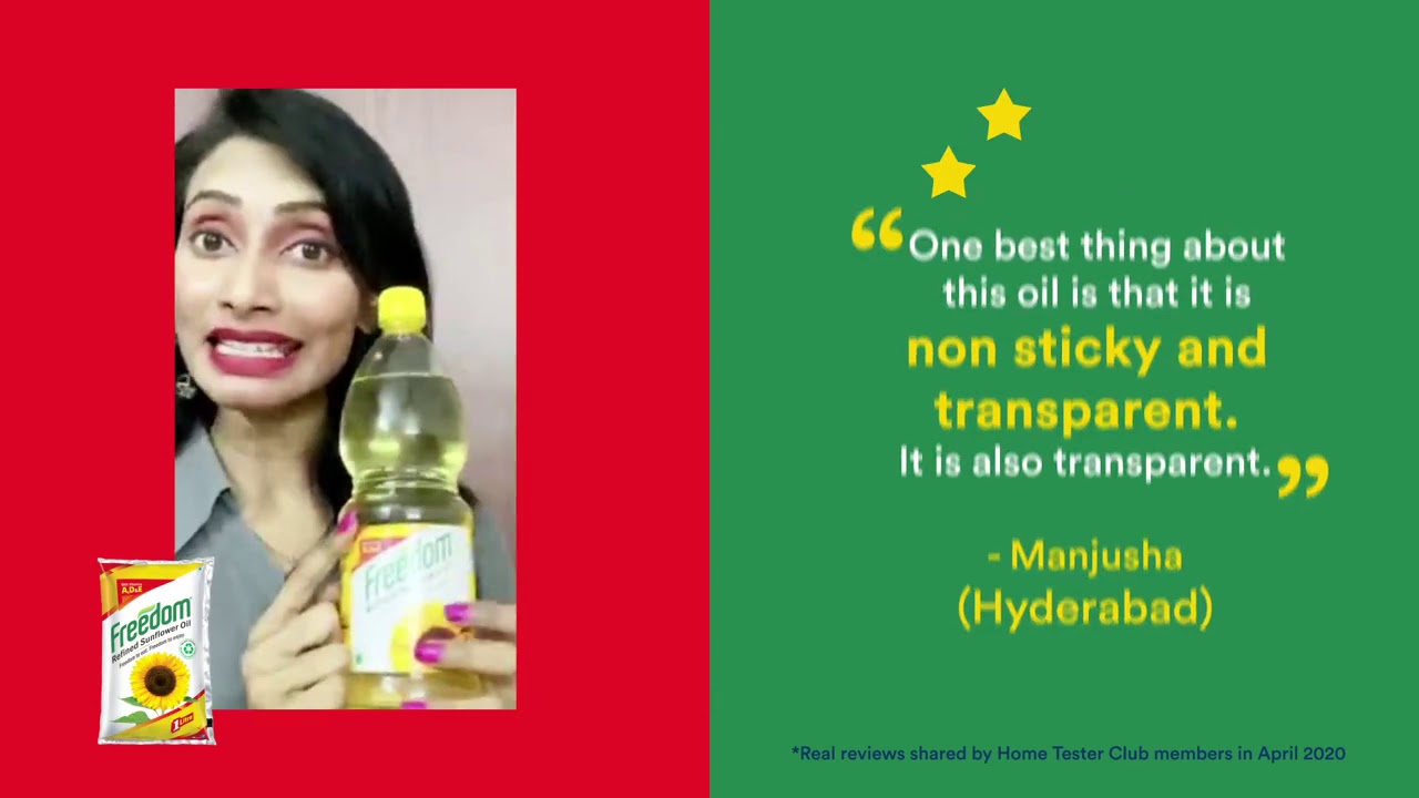 Freedom Healthy Oil - Home Tester Club Review 3