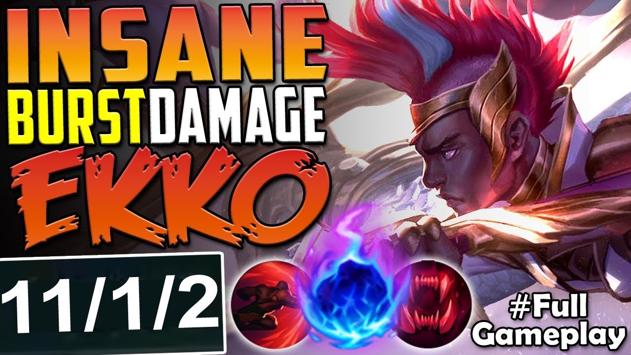 INSANE BURST DAMAGE EKKO | ONE SHOT THEM ALL | New Runes Ekko vs Riven TOP Season 8 PBE Gameplay