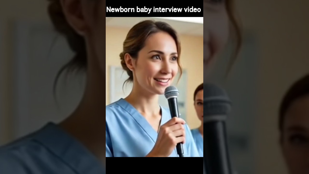 Newborn baby interview video 
