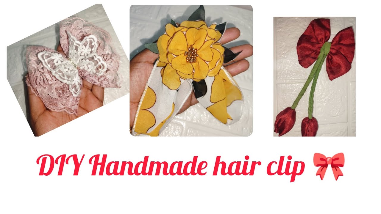 DIY simple hairclips making idea 🎀//unique collection //Must try this