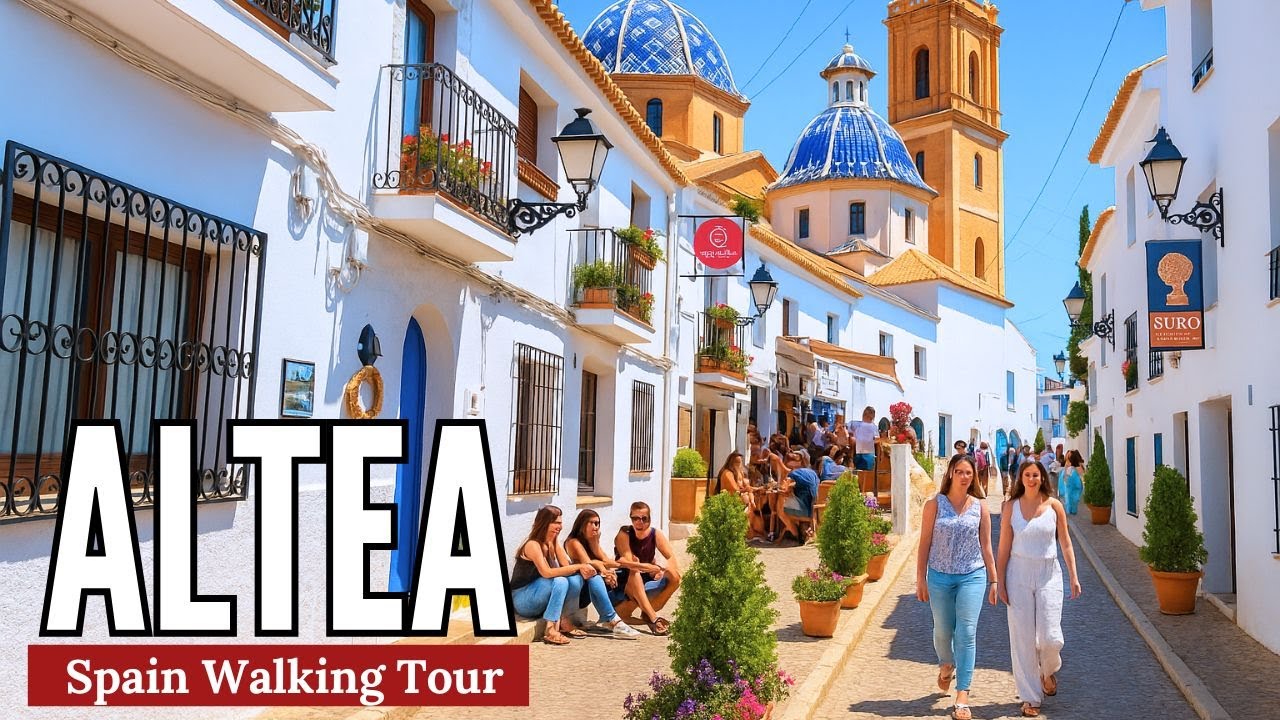 Discover Altea in 4K 🇪🇸 | Spain’s Peaceful Coastal Gem with Cobbled Streets & Sea Views