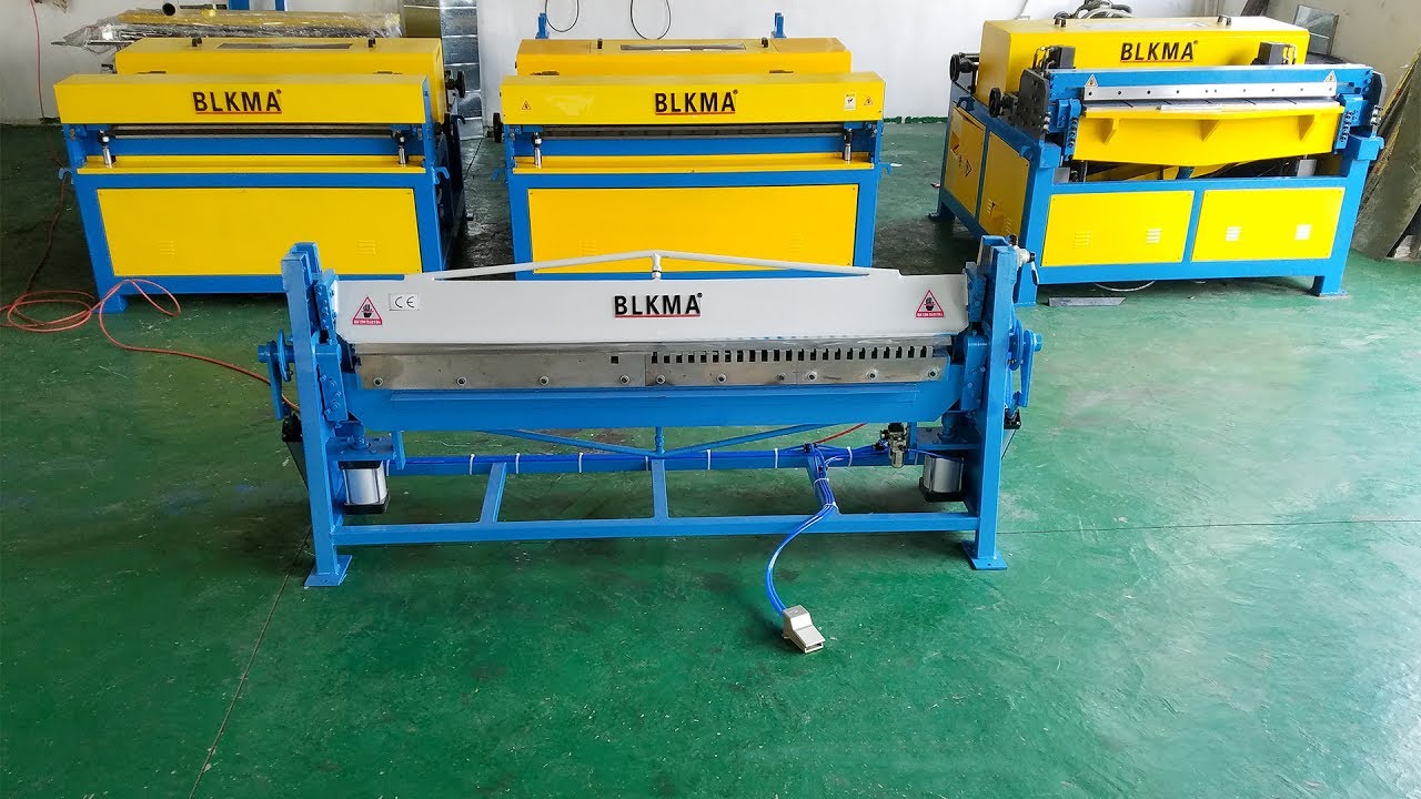 BLKMA Company Pneumatic TDF Flange Folding Machine HVAC air duct Bending Machine Manufactor