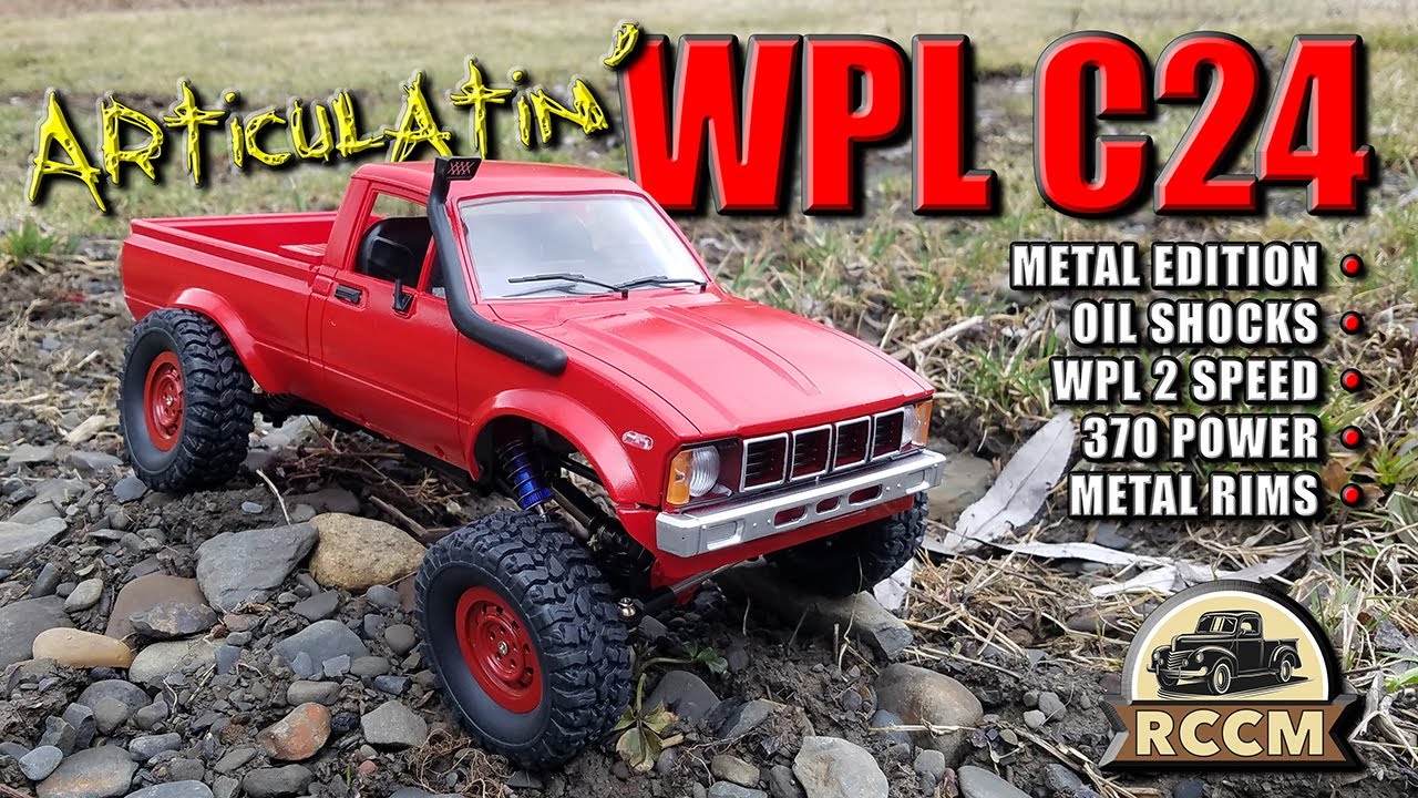 Articulatin' with the WPL C24 Metal Edition in a River Marsh run!