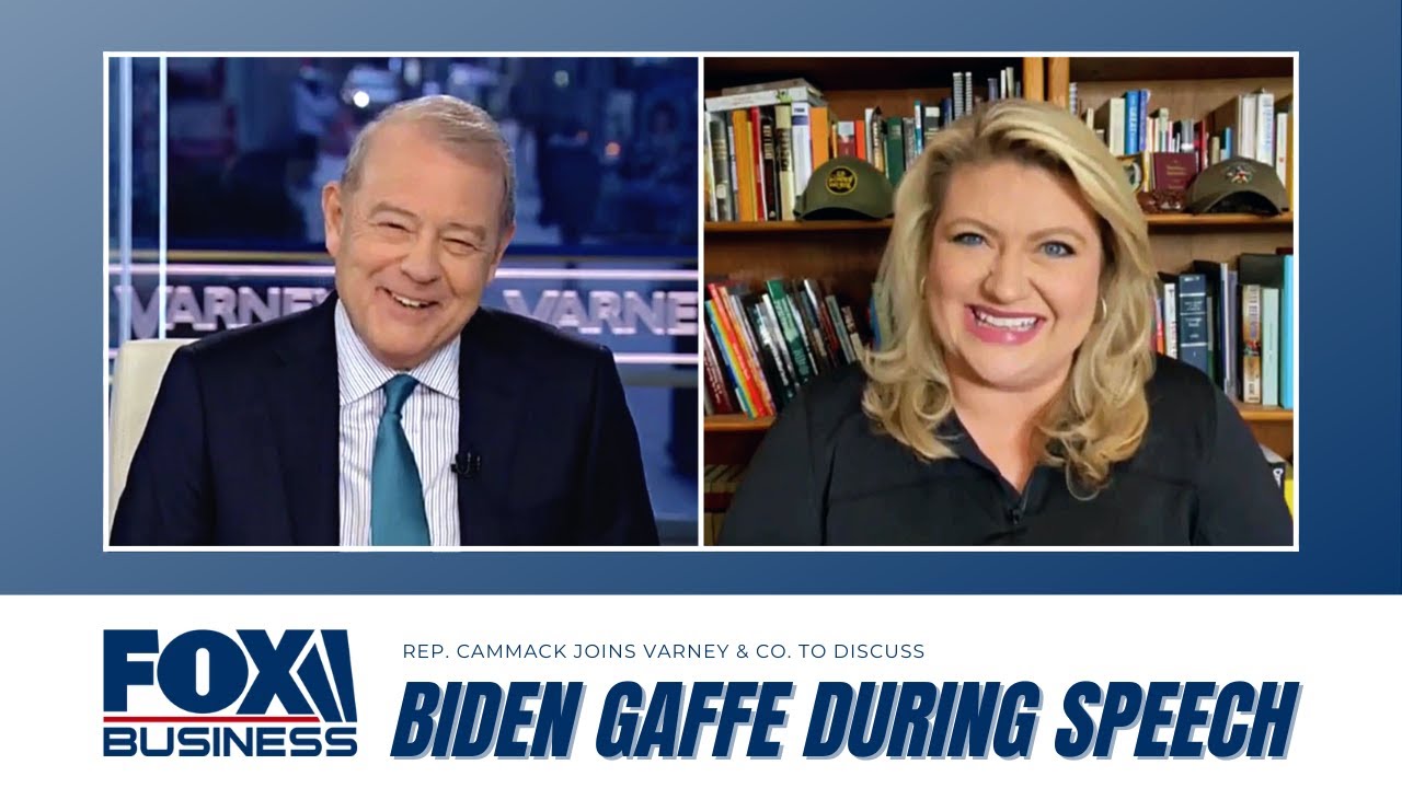 Rep. Cammack Joins Fox Business To Discuss Biden's Gaffes During Speech In Florida & GOP Edge