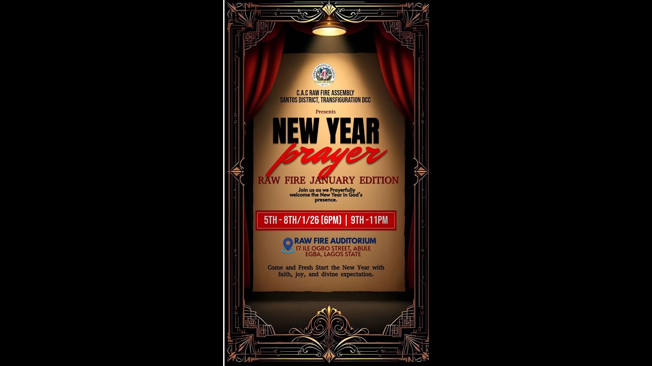 RAW FIRE NIGHT WITH PASTOR GREAT O. E OTUU