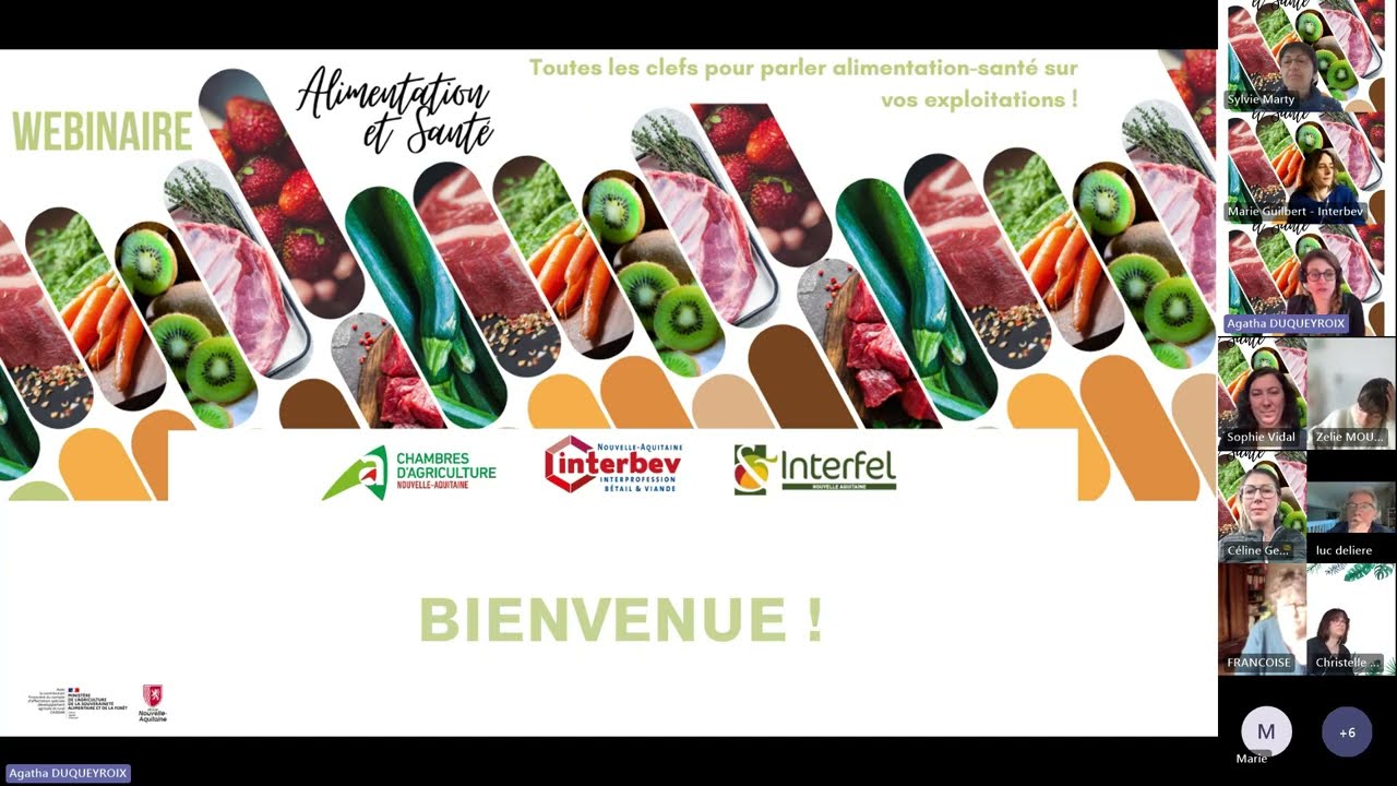 Webinaire Alimentation et Santé : s'approprier les fondamentaux pour mieux en parler