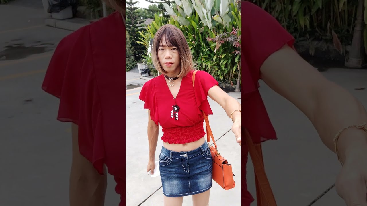 Lizy  Crossdresser outdoor part 10