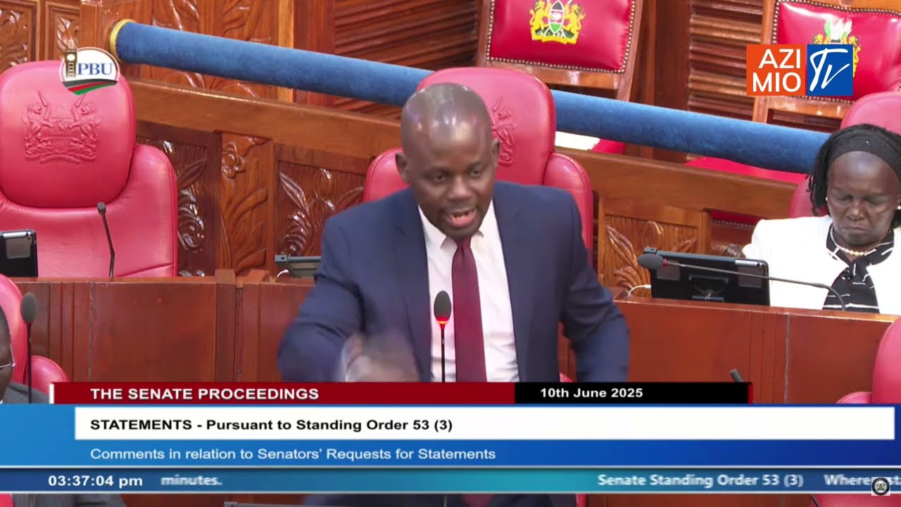 Sen. Kajwang FIERCELY reacts to  death of activist Ojwang in Police custody, calls for justice