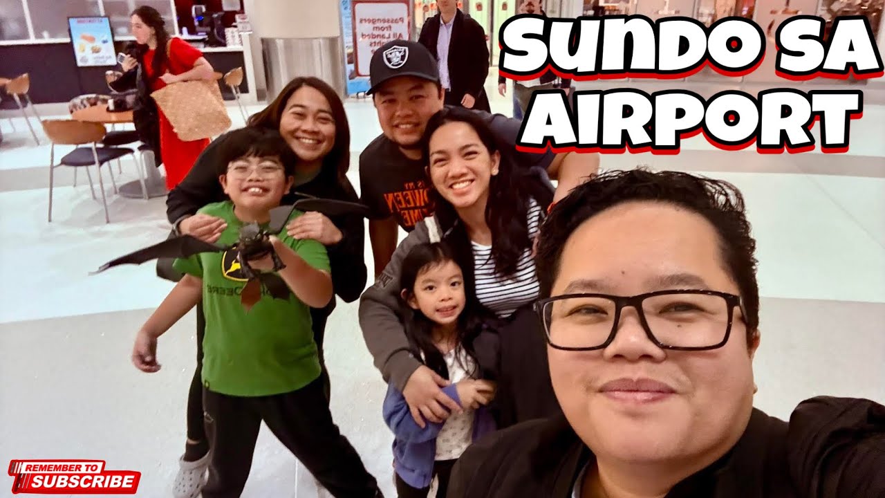 SUNDO SA AIRPORT | FILIPINO FAMILY IN USA | FILIPINO NURSE | USRN 🇵🇭🇺🇸