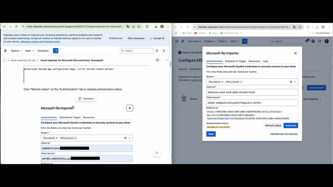 Asset importer for OneDrive to Jira Service Management (JSM) Assets