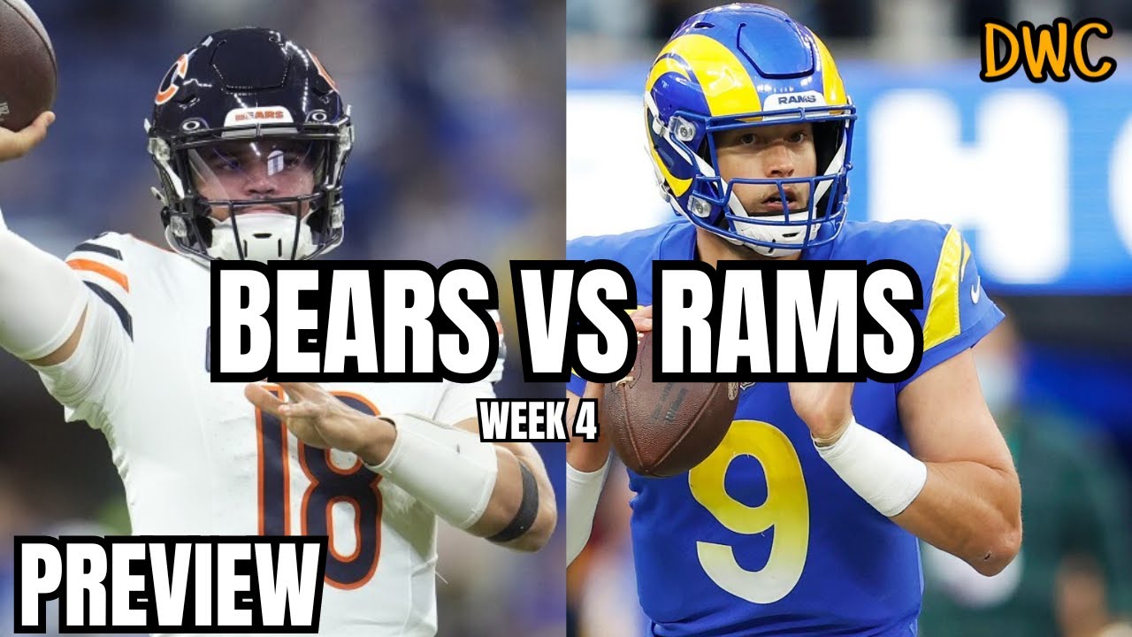 BEARS VS RAMS WEEK 4 PREVIEW || Pressure is On...