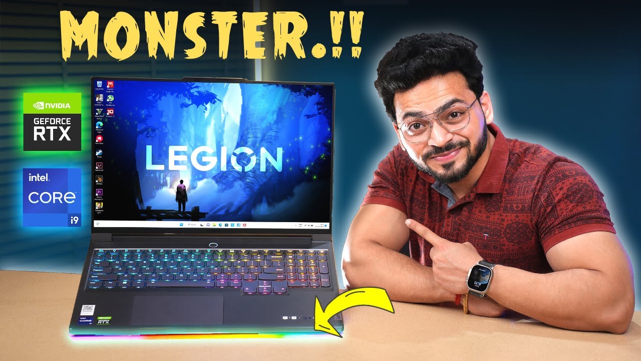 Monster Gaming Laptop 🤩 | Lenovo Legion 7i 12th Gen Core i9 + RTX 3080Ti 🚀