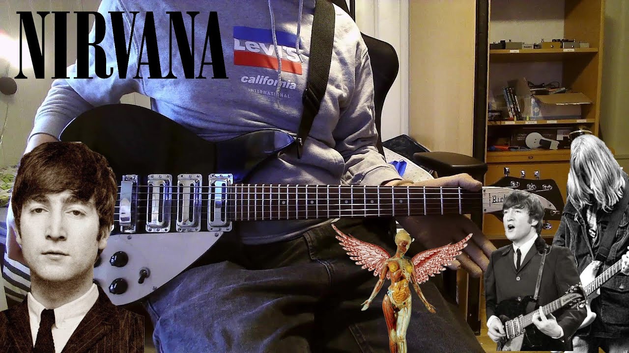 Playing Nirvana on John Lennon's Rickenbacker Guitar