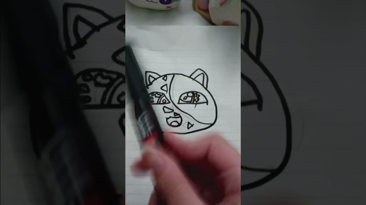 drawing my stuffed animal 