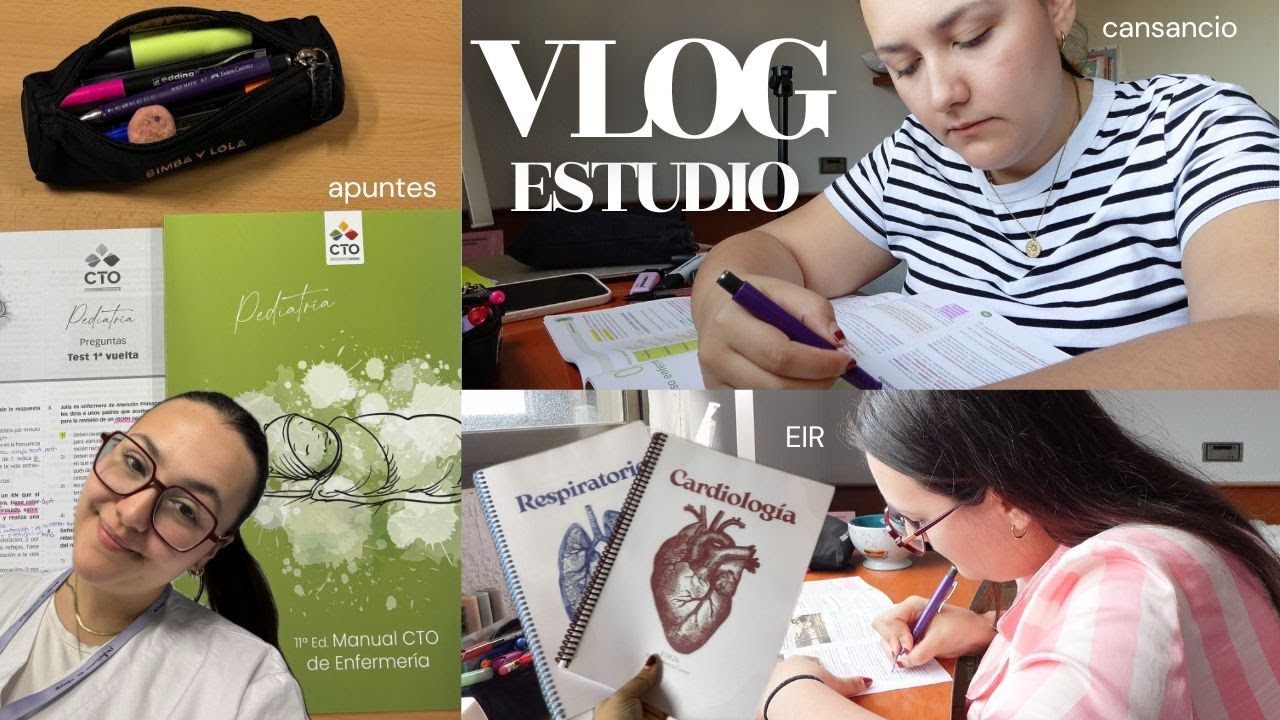 Vlog Estudio🎧👩🏽‍💻|| permitirse descansar, TFG, apuntes, productividad, intentar llegar a todo...