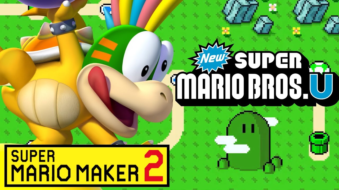 New Super Mario Bros. U: World 1 Remade in SMM2 (Super World)
