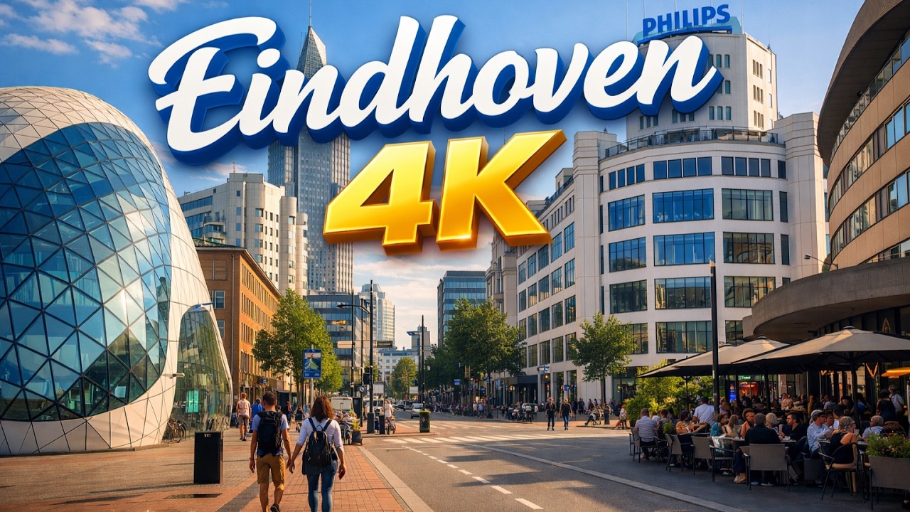 EINDHOVEN Walk Tour 2026 | Exploring the Modern Dutch City