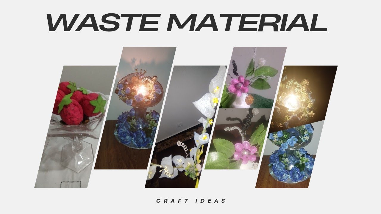 Diy|5 Amazing Waste Material Craft idea|Handmade|Home Decore|rizcreation