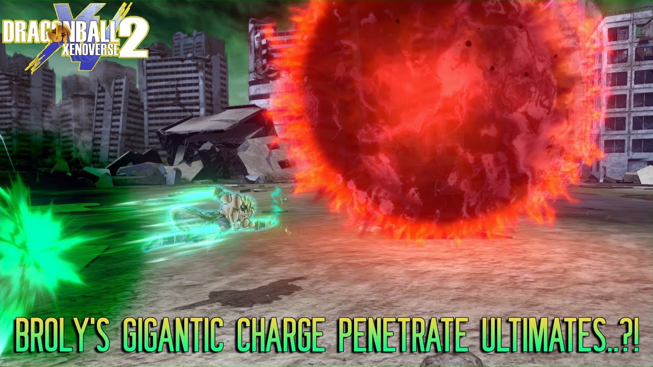 Broly's Gigantic Charge Penetrate Ultimates ?! OP Skills | Dragon Ball Xenoverse 2