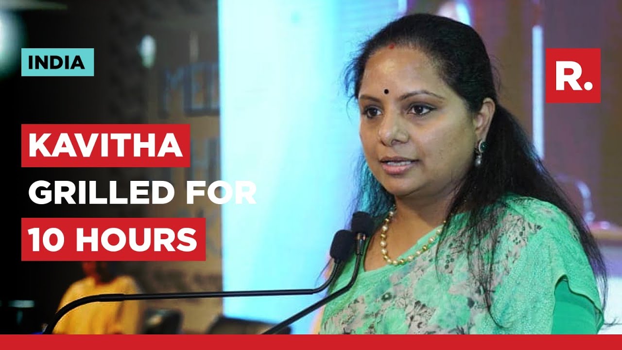 K Kavitha Grilled For 10 Hrs By ED Over Delhi Liqourgate; Summoned Again