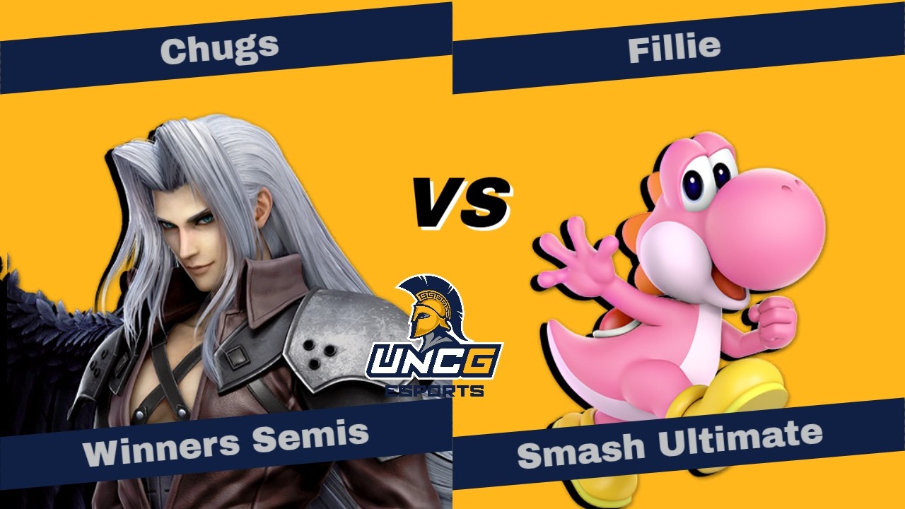 The Monthly @ UNCG #3: Winners Semis - Chugs (Sephiroth) Vs. Fillie (Yoshi) SSBU