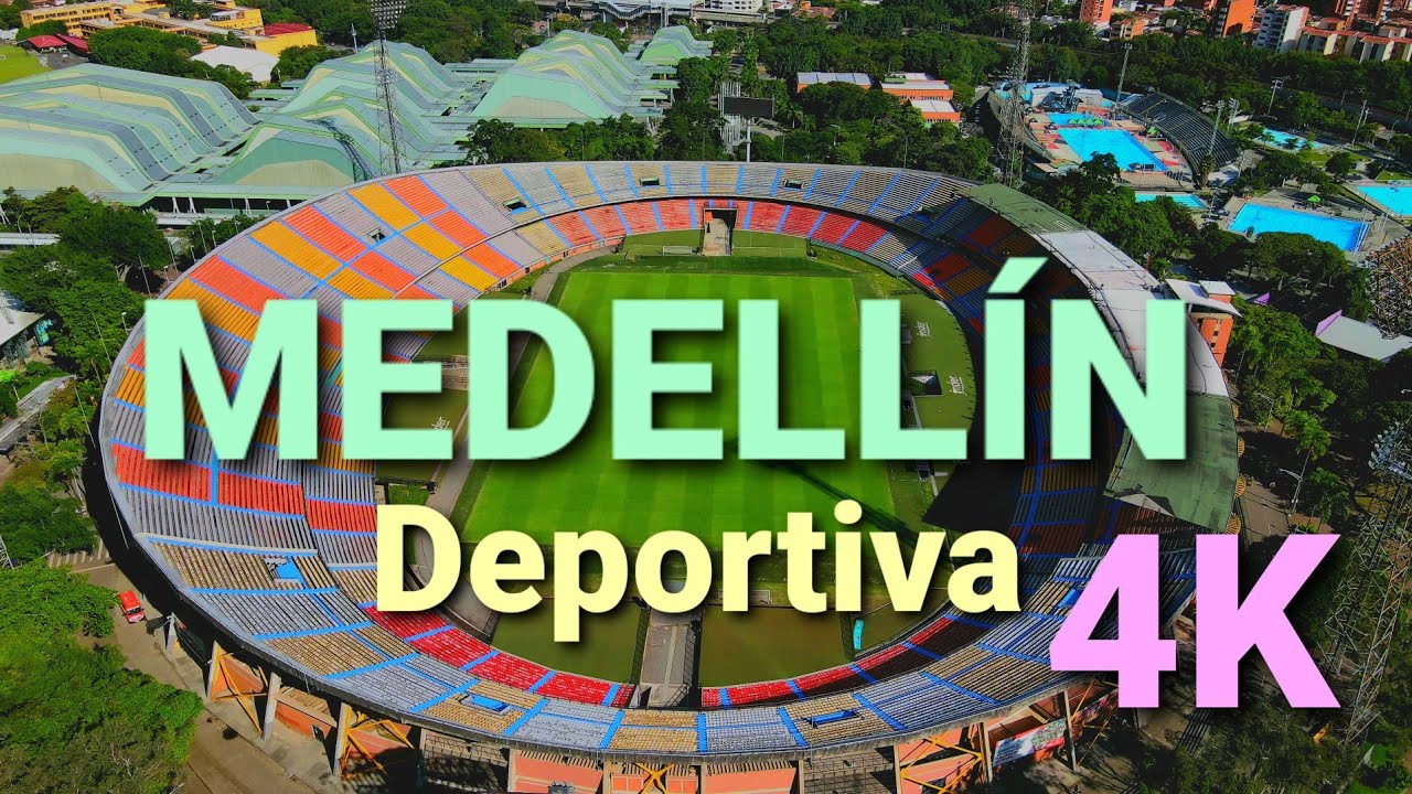 4K DRON ☆ UNIDAD DEPORTIVA ATANASIO GIRARDOT MEDELLÍN ☆ COLOMBIA 🇨🇴 DJI MAVIC AIR 2 ☆ 21 JUNIO 2021