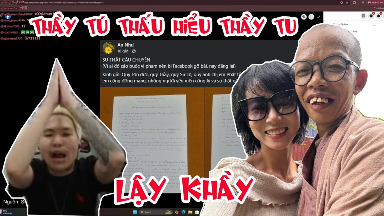 Sena đọc tâm thư của Khầy và Tym có sự thấu hiểu của thầy Tú và thầy Tu
