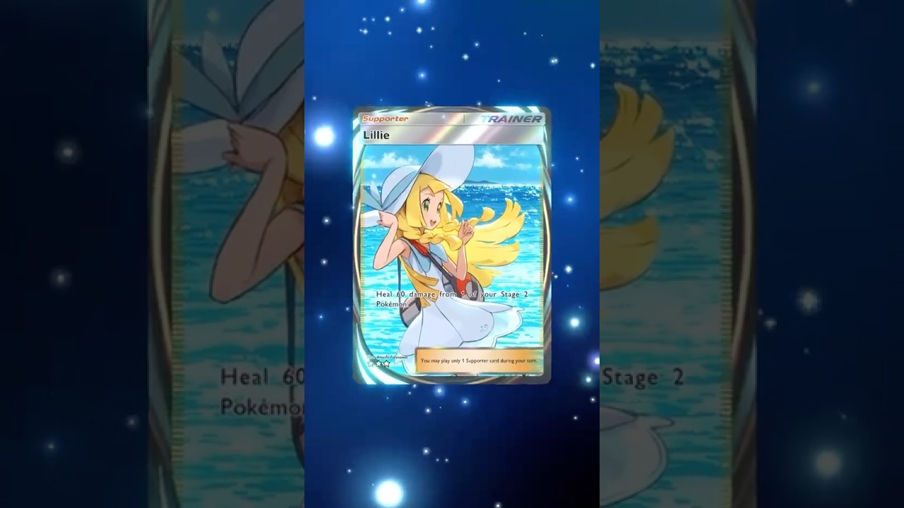 Immersive Art Lillie Pulled! Pokémon TCG Pocket Celestial Guardians #pokemonpocket #pokémonpocket
