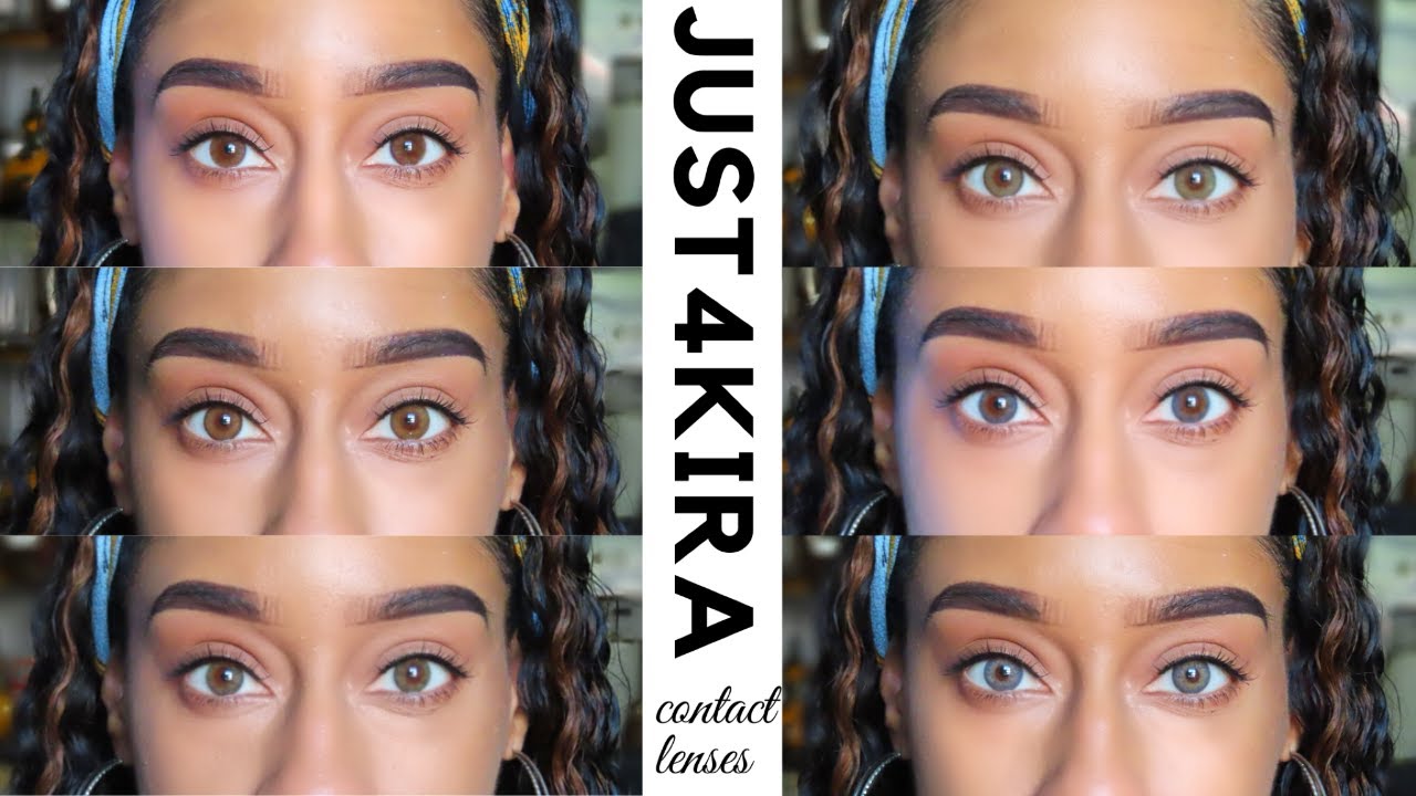 These Lenses are STUNNING! Just4Kira Color Contacts Review 😍 | Lizette Baldeo