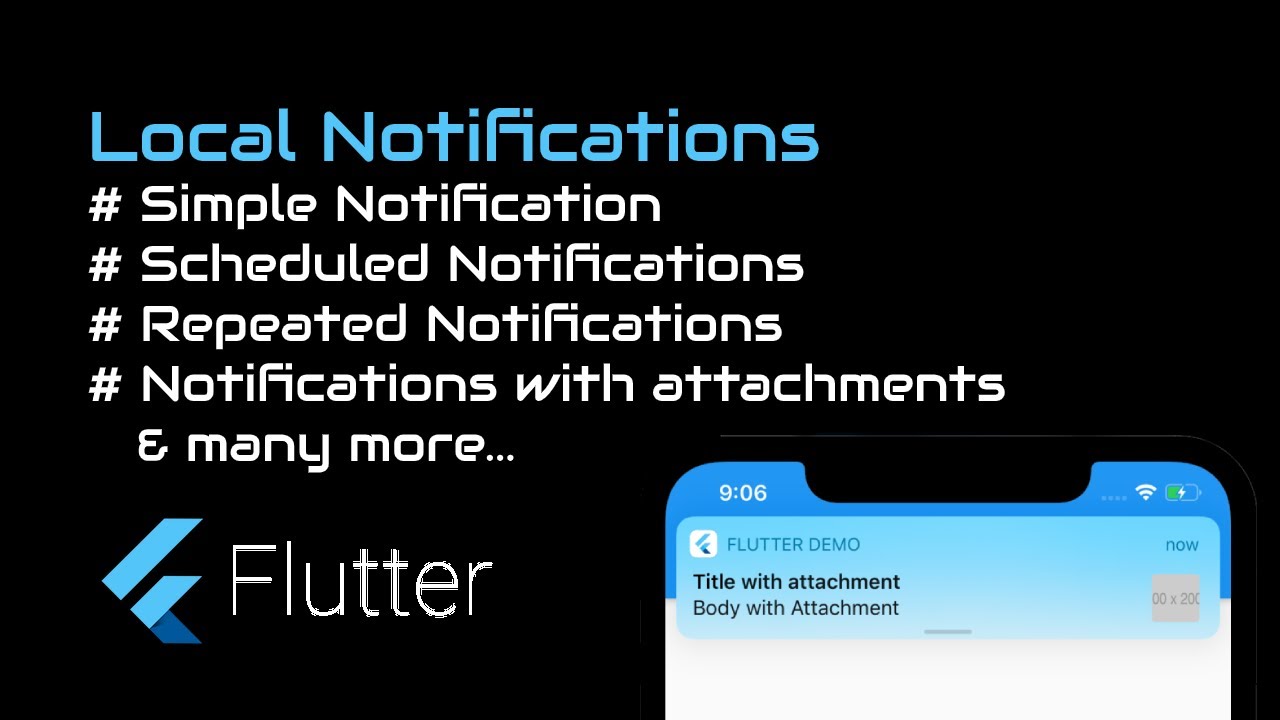 #Google's Flutter - Local Notifications in Flutter (coderzheaven.com)