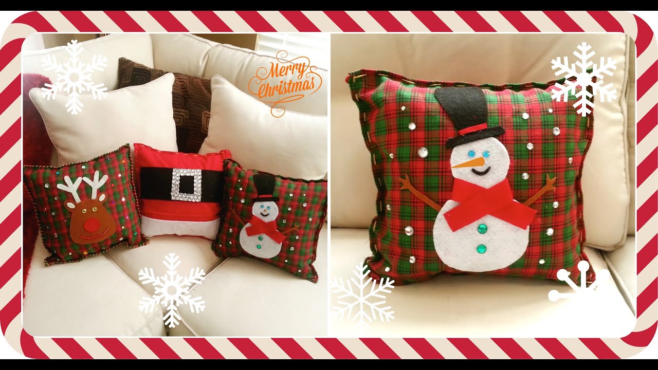 DIY cojines navideños (paso a paso) Sonia Miroshkhina