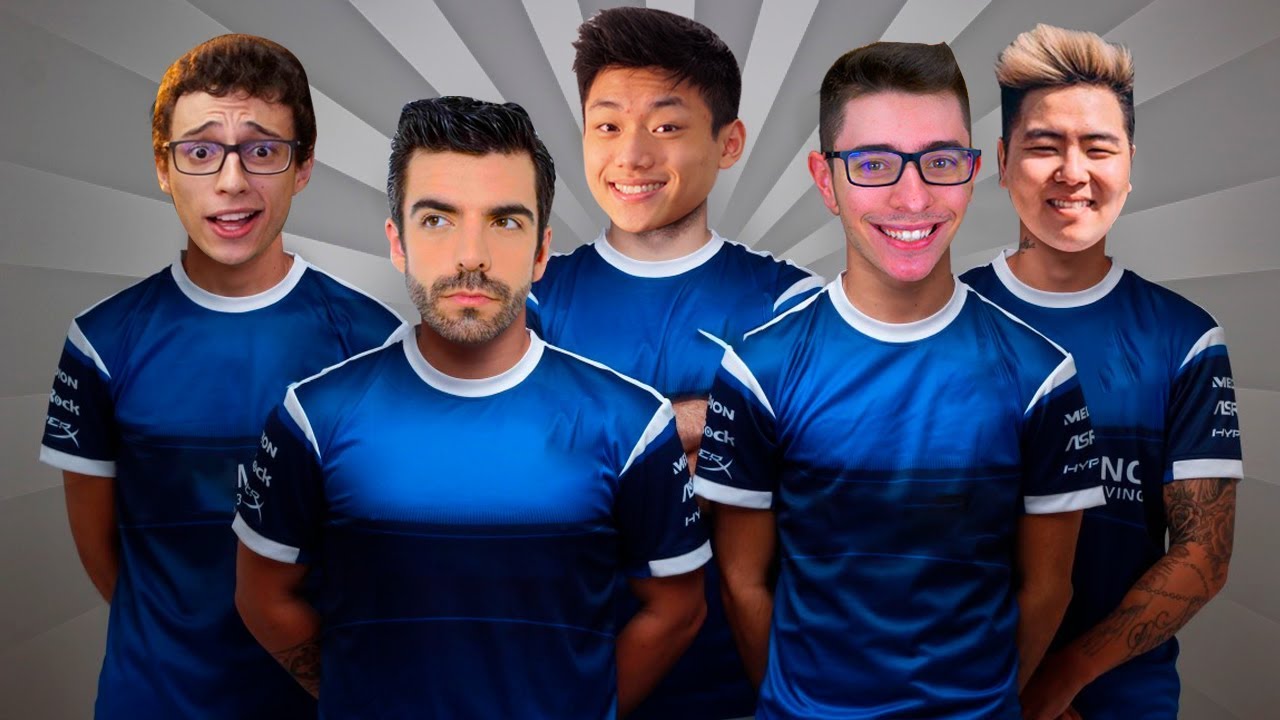 O NOVO TIME DOS YOUTUBERS NO VAINGLORY! ATCHIIN, CAUEMP, RAFA, 1BIEL