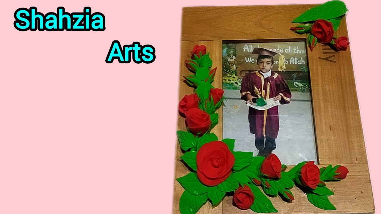 Photo Frame Clay Work