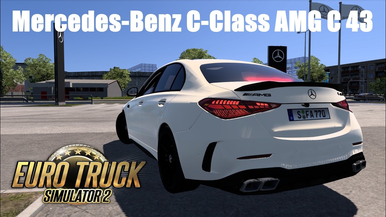 Euro Truck Simulator 2 Mods - Mercedes-Benz C-Class AMG C 43 1.3 1.58x