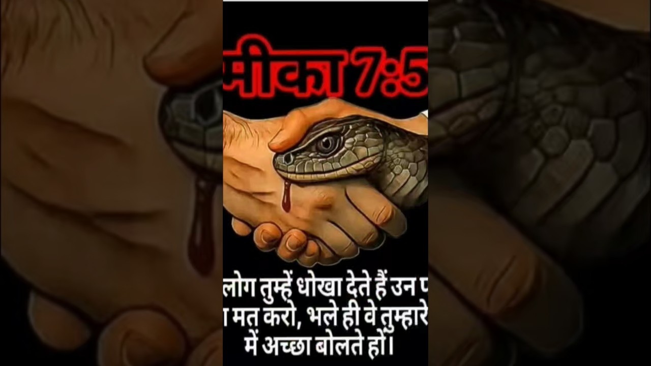 परमेश्वर दोखा देने वाला..../