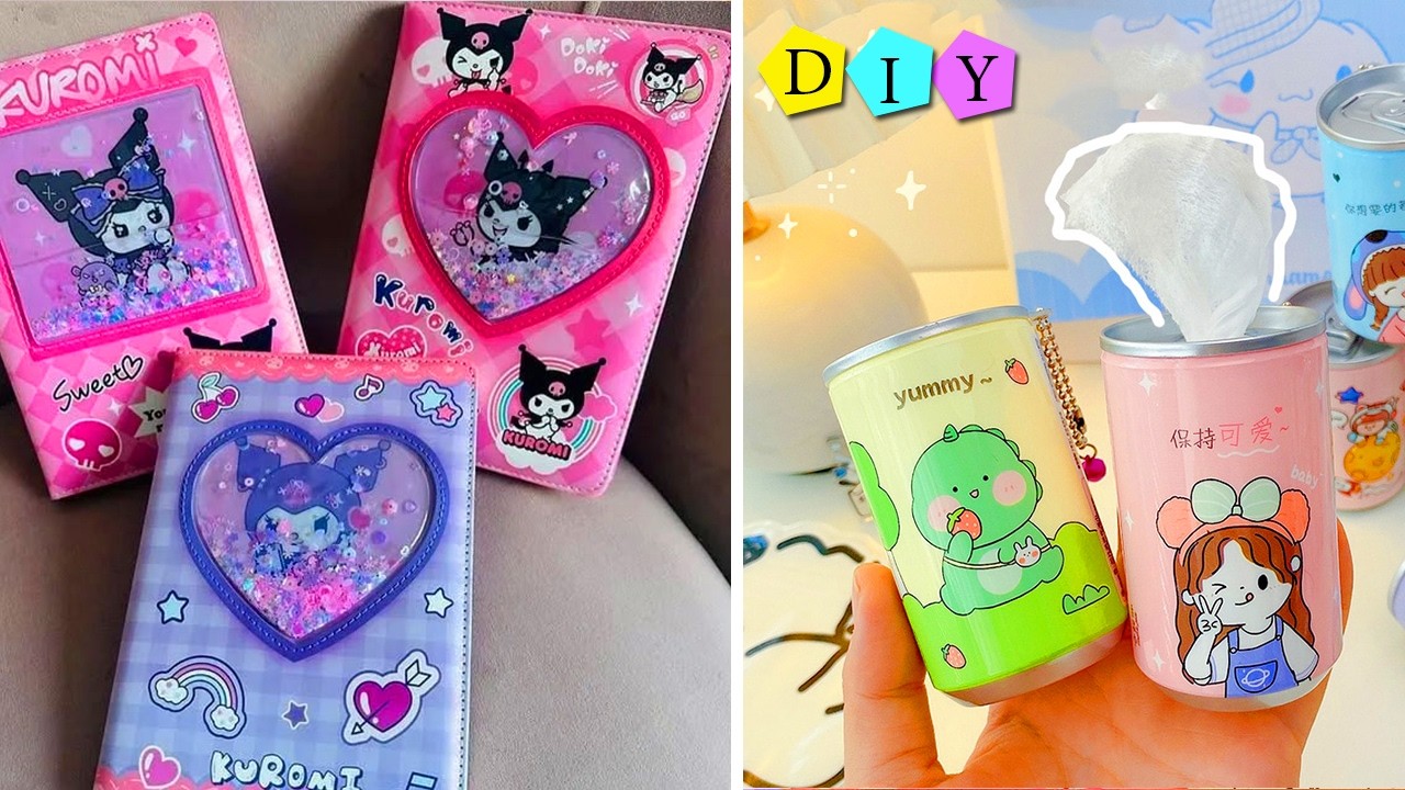 How to make beautiful stationery🌷/ DIY crafts stationery / homemade art and craft supplies