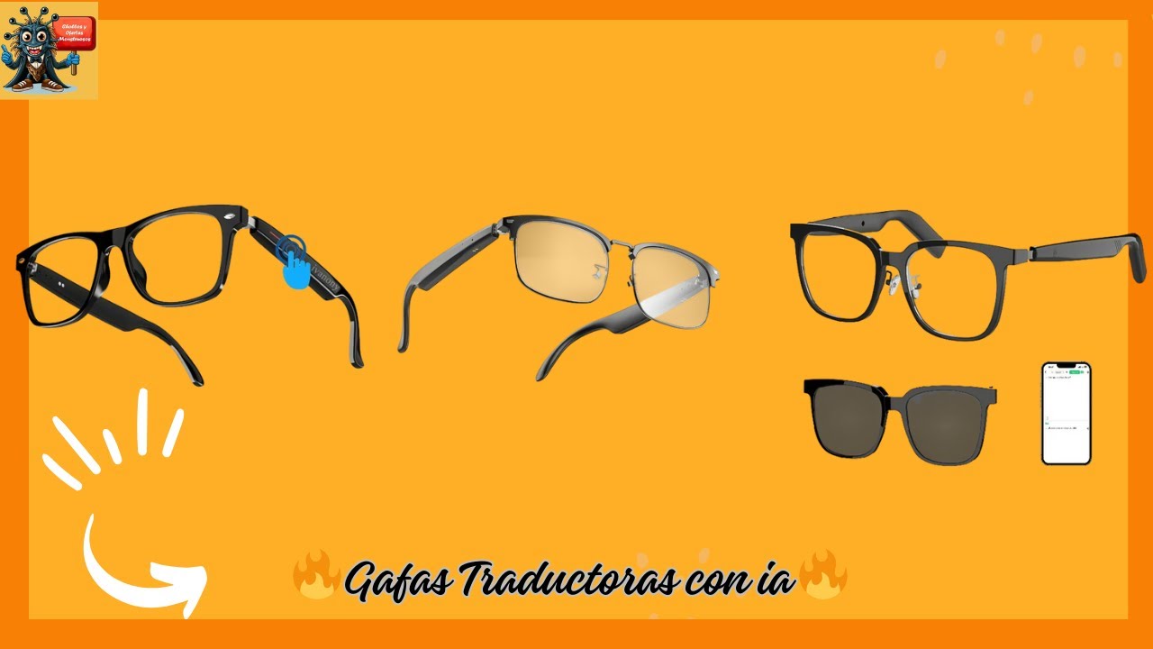 🔥 Las 3 mejores GAFAS Traductoras con ia BARATAS de Aliexpress 2026 IA, Bluetooth✅