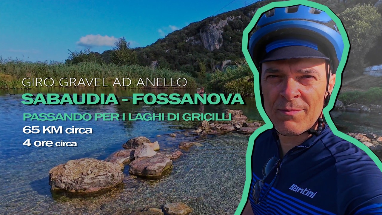 Giro gravel 65km SABAUDIA - FOSSANOVA